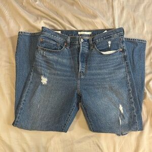 Levi’s Premium Denim Button Fly Wedgie Jean